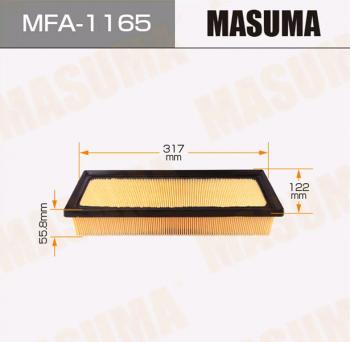 899 р. Фильтр воздушный TOYOTA MASUMA MASUMA mfa-1165  с доставкой в г. Майкоп. Увеличить фотографию 1