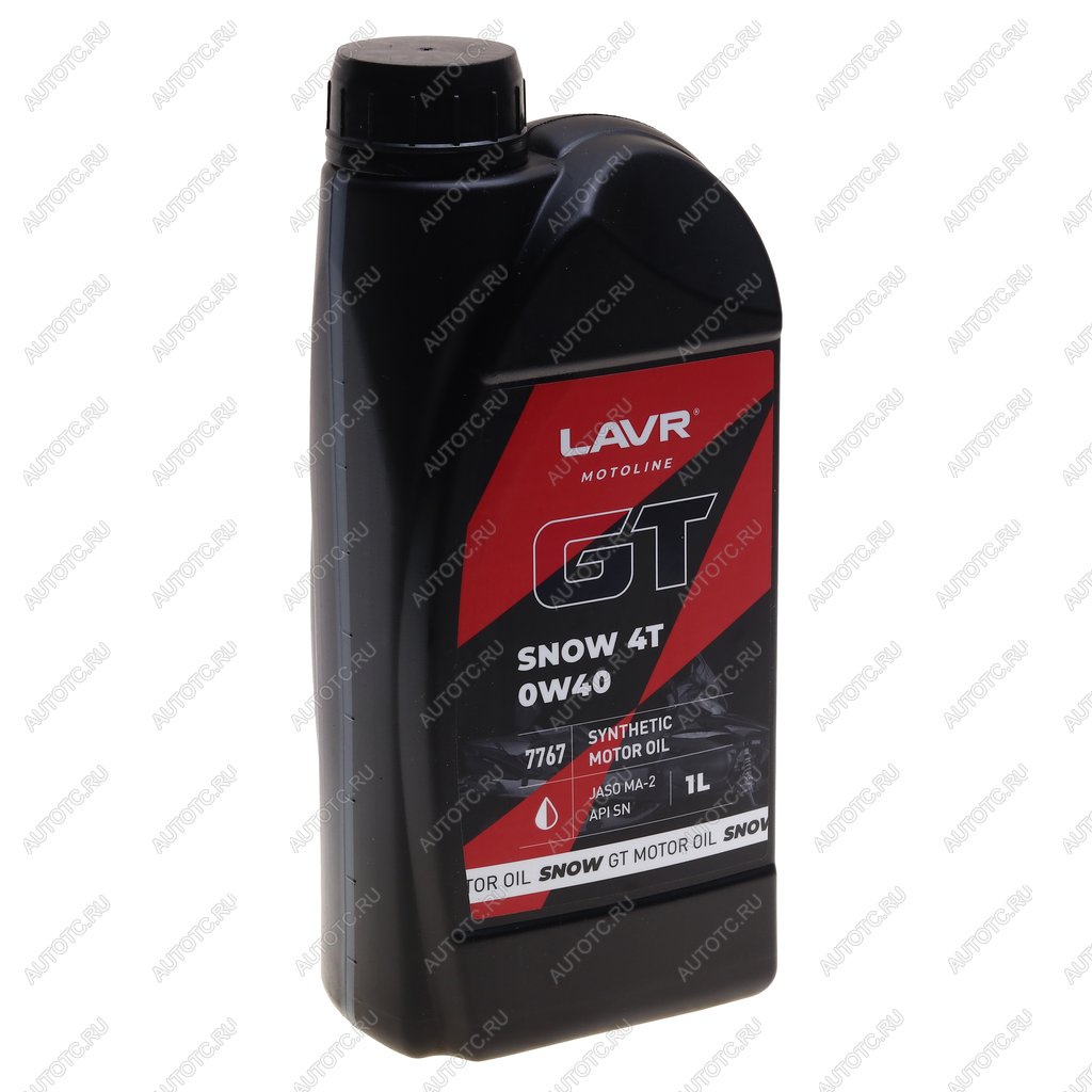 1 599 р. Масло моторное для 4-х тактных двигателей GT SNOW 4T MA-2 0W40 синт.1л MOTO LAVR LAVR ln7767  с доставкой в г. Майкоп