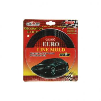 221 р. Молдинг самоклеющийся 6мм х6м черный (блистер) CARSUN CARSUN la-004 6mm (bk)  с доставкой в г. Майкоп. Увеличить фотографию 1