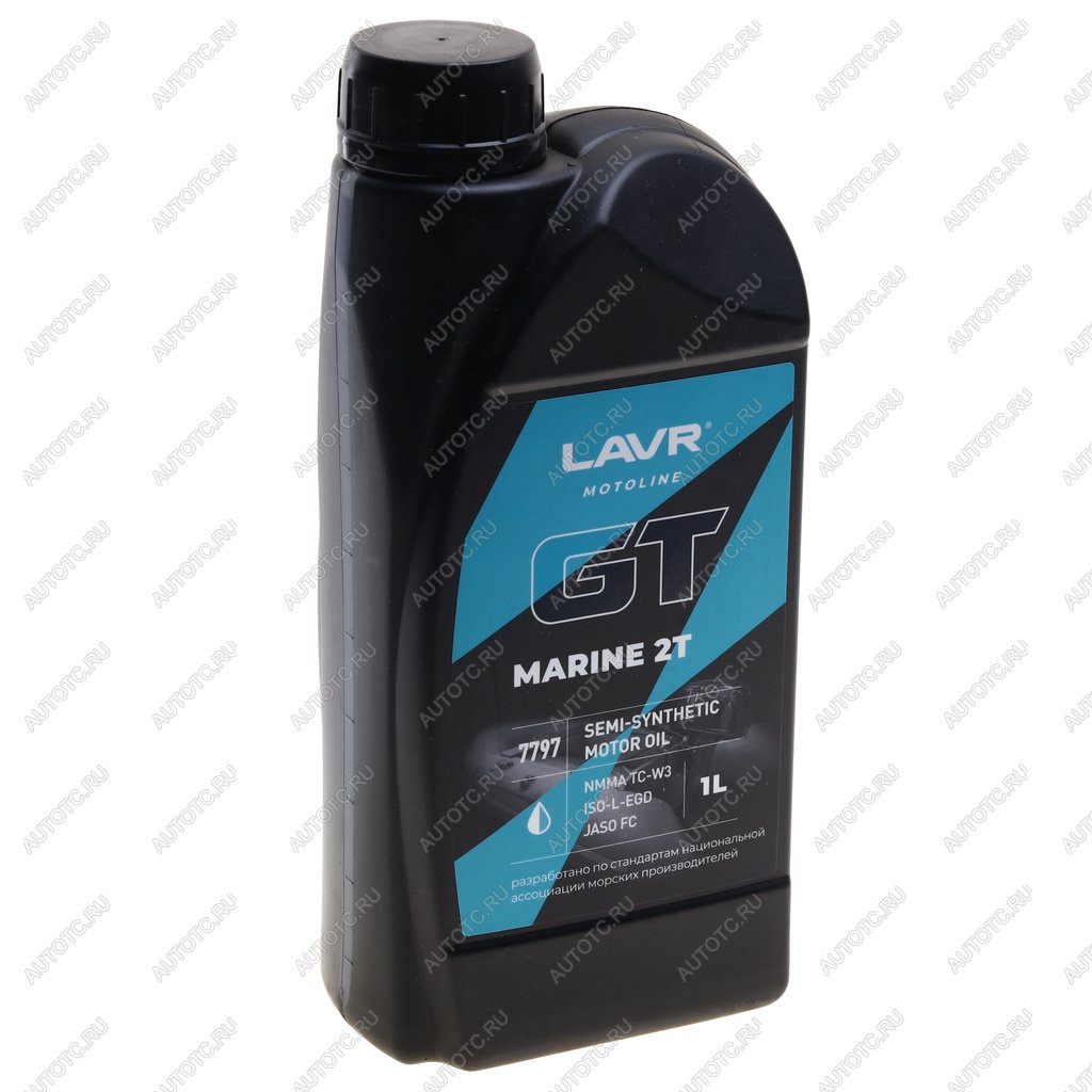 999 р. Масло моторное для 2-х тактных двигателей GT MARINE 2T TC-W3 псинт.1л MOTO LAVR LAVR ln7797  с доставкой в г. Майкоп
