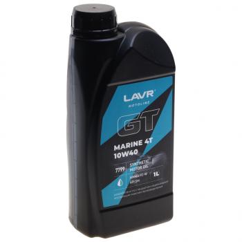 1 059 р. Масло моторное для 4-х тактных двигателей GT MARINE 4T FC-W 10W40 синт.1л MOTO LAVR LAVR ln7799  с доставкой в г. Майкоп. Увеличить фотографию 1