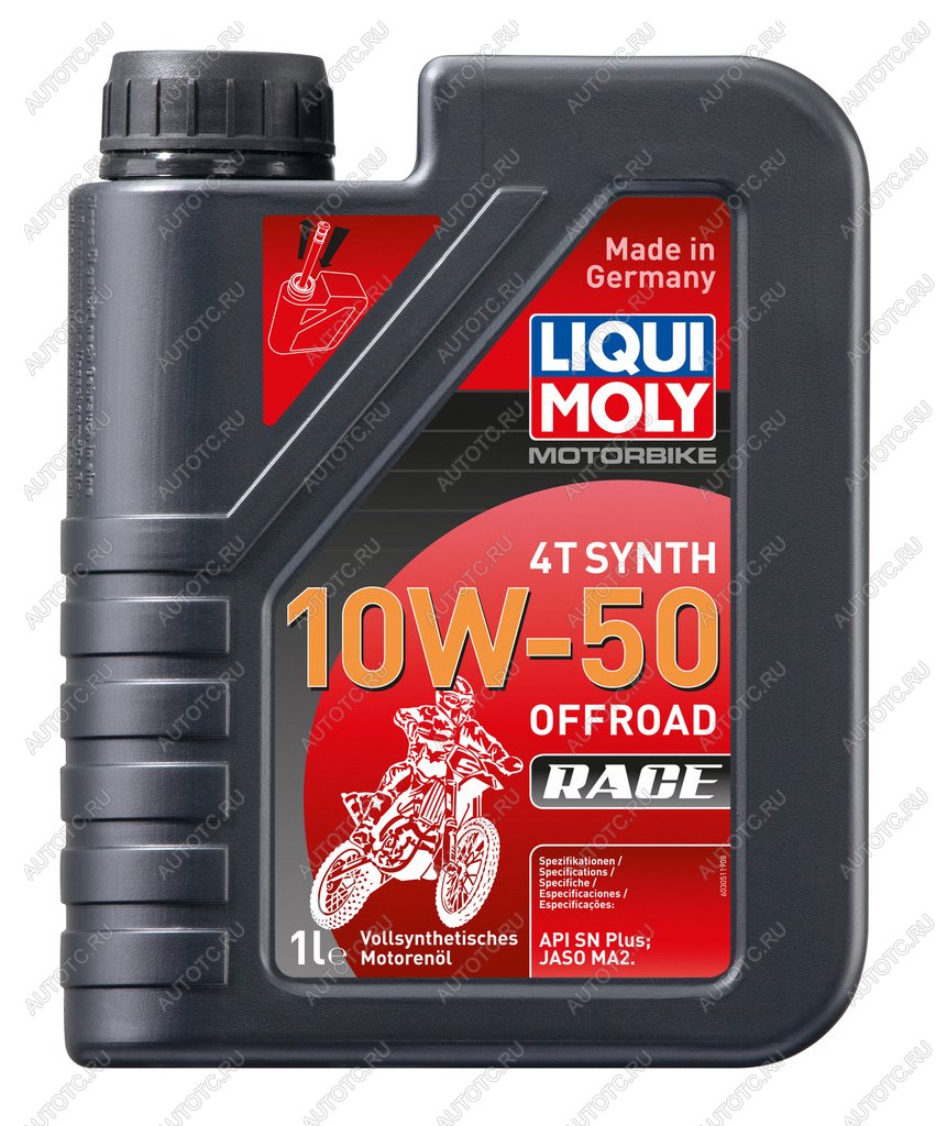 1 799 р. Масло моторное для 4-х тактных двигателей OFFROAD RACE SYNTH 4T 10W50 синт.1л LIQUI MOLY LIQUI MOLY 3051  с доставкой в г. Майкоп