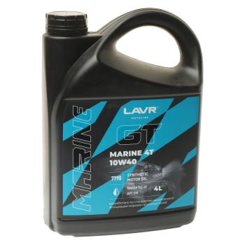 3 699 р. Масло моторное для 4-х тактных двигателей GT MARINE 4T FC-W 10W40 синт.4л MOTO LAVR LAVR ln7790  с доставкой в г. Майкоп. Увеличить фотографию 1