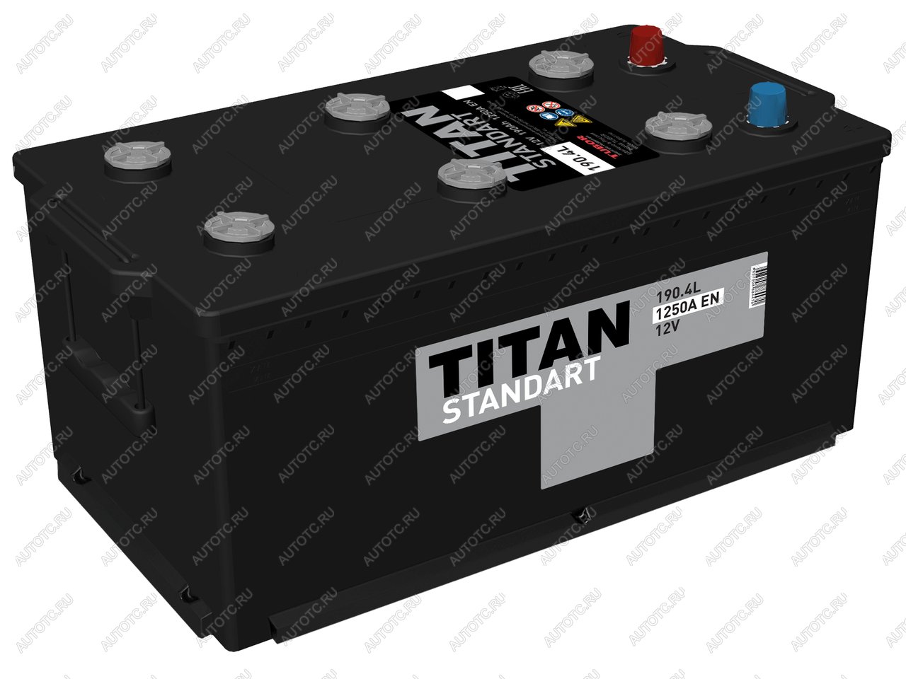 22 349 р. Аккумулятор ТИТАН Standart 190Ач ТИТАН 6ст190(4)  с доставкой в г. Майкоп