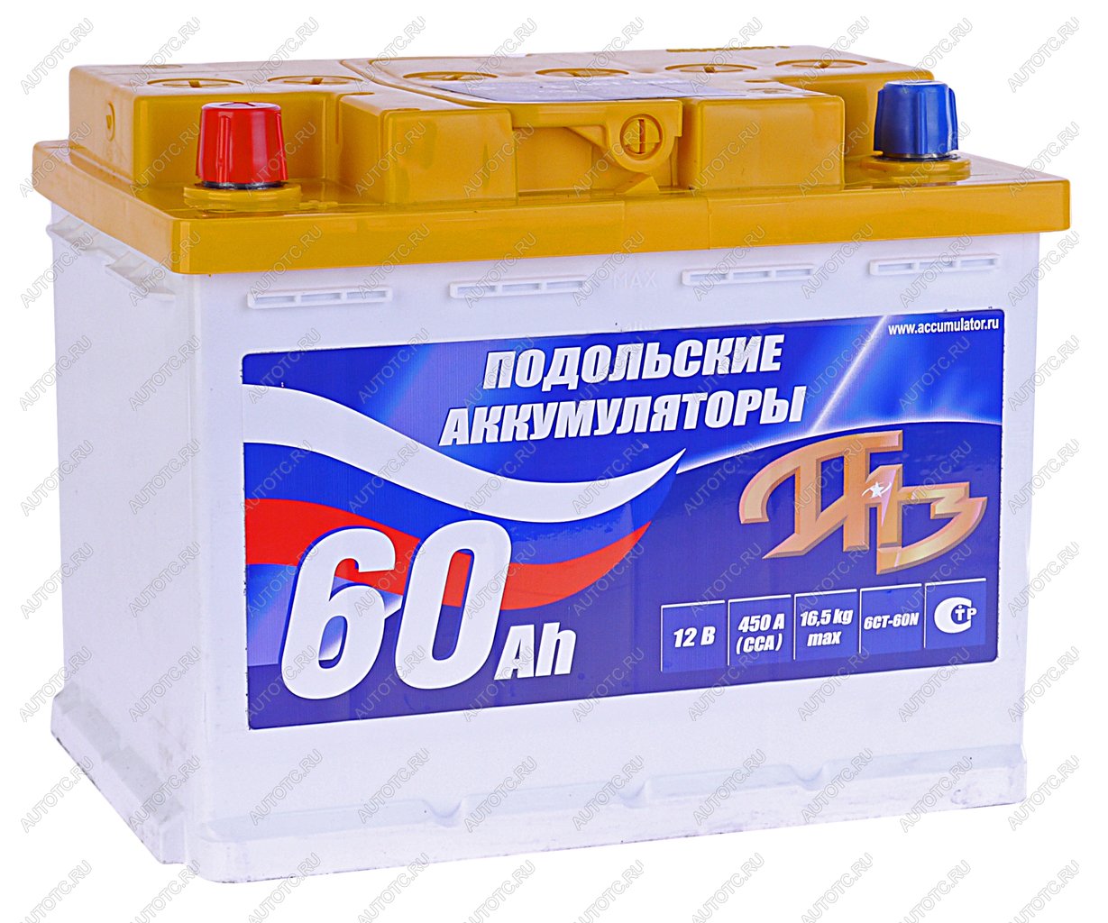 4 999 р. Аккумулятор ПОДОЛЬСК 60Ач ПОДОЛЬСК 6ст60(1)  с доставкой в г. Майкоп