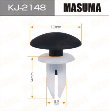26 р. Клипса SUBARU Impreza (93-) пластиковая крепежная MASUMA MASUMA kj-2148  с доставкой в г. Майкоп. Увеличить фотографию 1