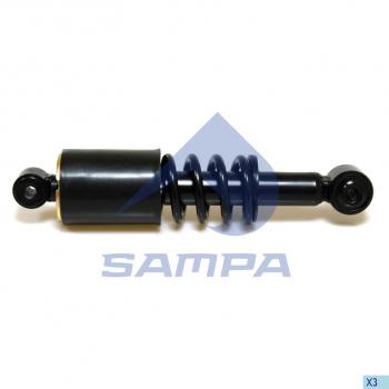 2 799 р. Амортизатор MAN TGA кабины задний с пружиной (252349 OO) SAMPA SAMPA 020.295-01  с доставкой в г. Майкоп. Увеличить фотографию 1
