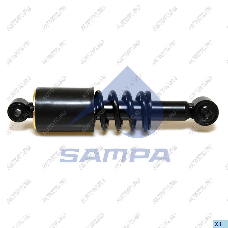 2 799 р. Амортизатор MAN TGA кабины задний с пружиной (252349 OO) SAMPA SAMPA 020.295-01  с доставкой в г. Майкоп