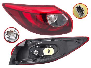 Фонарь задний левый (внешний, LED) SAT Mazda CX-5  KE (2015-2017) рестайлинг