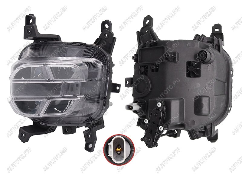 6 499 р. Фара противотуманная KIA SPORTAGE 18-22 LH LED SAT ST-26-0046, st260046 SAT ST-26-0046  с доставкой в г. Майкоп