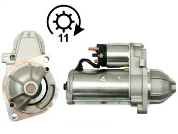 7 299 р. Стартер Mercedes-Benz C-Class 93-08 / E-Class 84-09 / M-Class 97-05 / S-Class 91-05 (2 kW/ Z=11/ VAL SAT ST-64-0214, st640214 SAT ST-64-0214  с доставкой в г. Майкоп. Увеличить фотографию 1