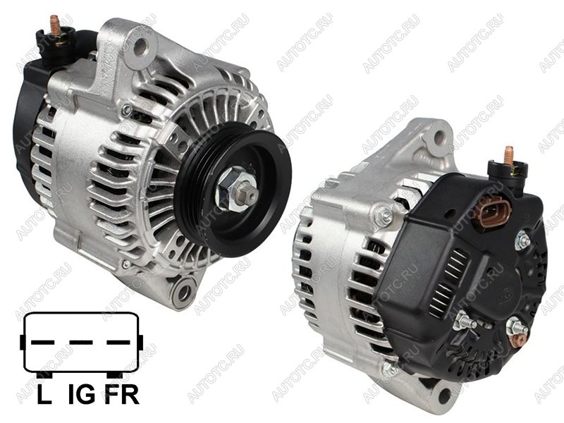 11 449 р. Генератор HONDA CR-V RD1/RD3 2.0 95-02 B20B/B20Z1 12V 95A SAT ST-85-0070, st850070 SAT ST-85-0070  с доставкой в г. Майкоп