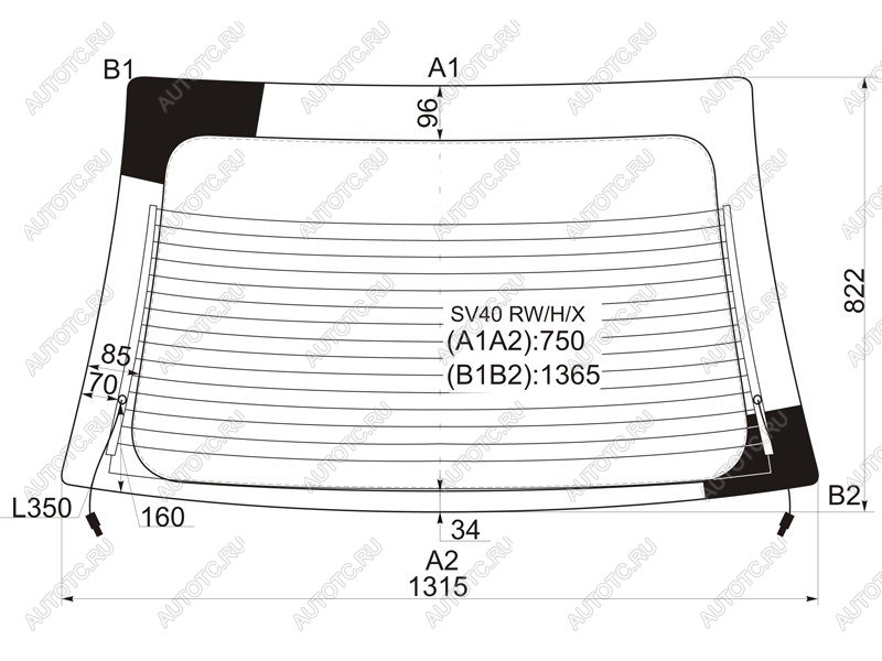 7 999 р. Стекло заднее (Цвет зеленый Обогрев Антенна) Toyota Camry Japan 94-98 XYG SV40 RW/H/X  с доставкой в г. Майкоп