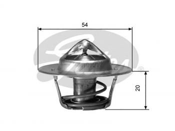 Термостат с прокладкой FORD FIESTAKA 1,3-1,6 -08 GATES TH00191G6