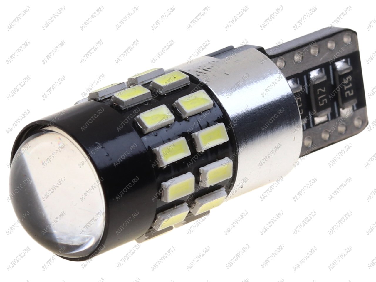 220 р. Лампа светодиодная 12V W5W T10 W2.1x9.5d с блокиратором ошибок CANbus LED 30 SMD 3014 White MISTAR MISTAR mis-019053  с доставкой в г. Майкоп