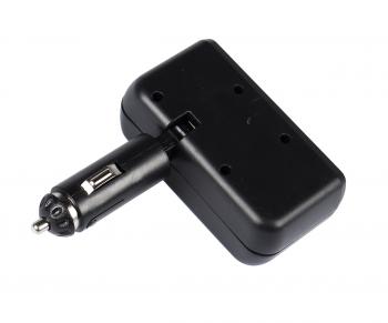 399 р. Разветвитель прикуривателя 2-х гнездовой 12-24V 2USB OLESSON OLESSON no.1637  с доставкой в г. Майкоп. Увеличить фотографию 2