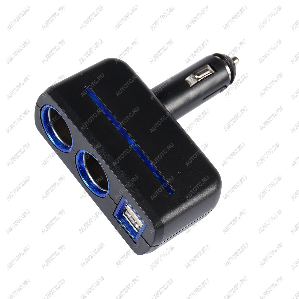 399 р. Разветвитель прикуривателя 2-х гнездовой 12-24V 2USB OLESSON OLESSON no.1637  с доставкой в г. Майкоп