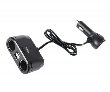 679 р. Разветвитель прикуривателя 2-х гнездовой 12-24V 2USB OLESSON OLESSON no.1675  с доставкой в г. Майкоп. Увеличить фотографию 1