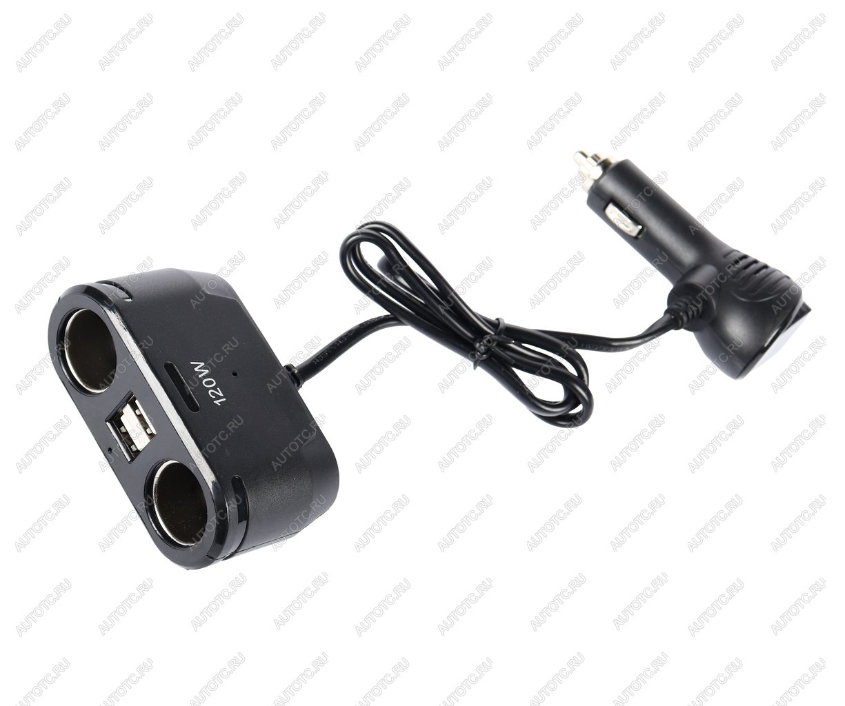 679 р. Разветвитель прикуривателя 2-х гнездовой 12-24V 2USB OLESSON OLESSON no.1675  с доставкой в г. Майкоп