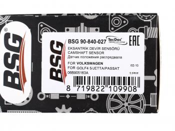 1 189 р. Датчик положения распредвала VW Passat (00-05) BSG BSG bsg90840027  с доставкой в г. Майкоп. Увеличить фотографию 5