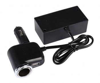 619 р. Разветвитель прикуривателя 4-х гнездовой 12-24V 1USB OLESSON OLESSON no.1527  с доставкой в г. Майкоп. Увеличить фотографию 2
