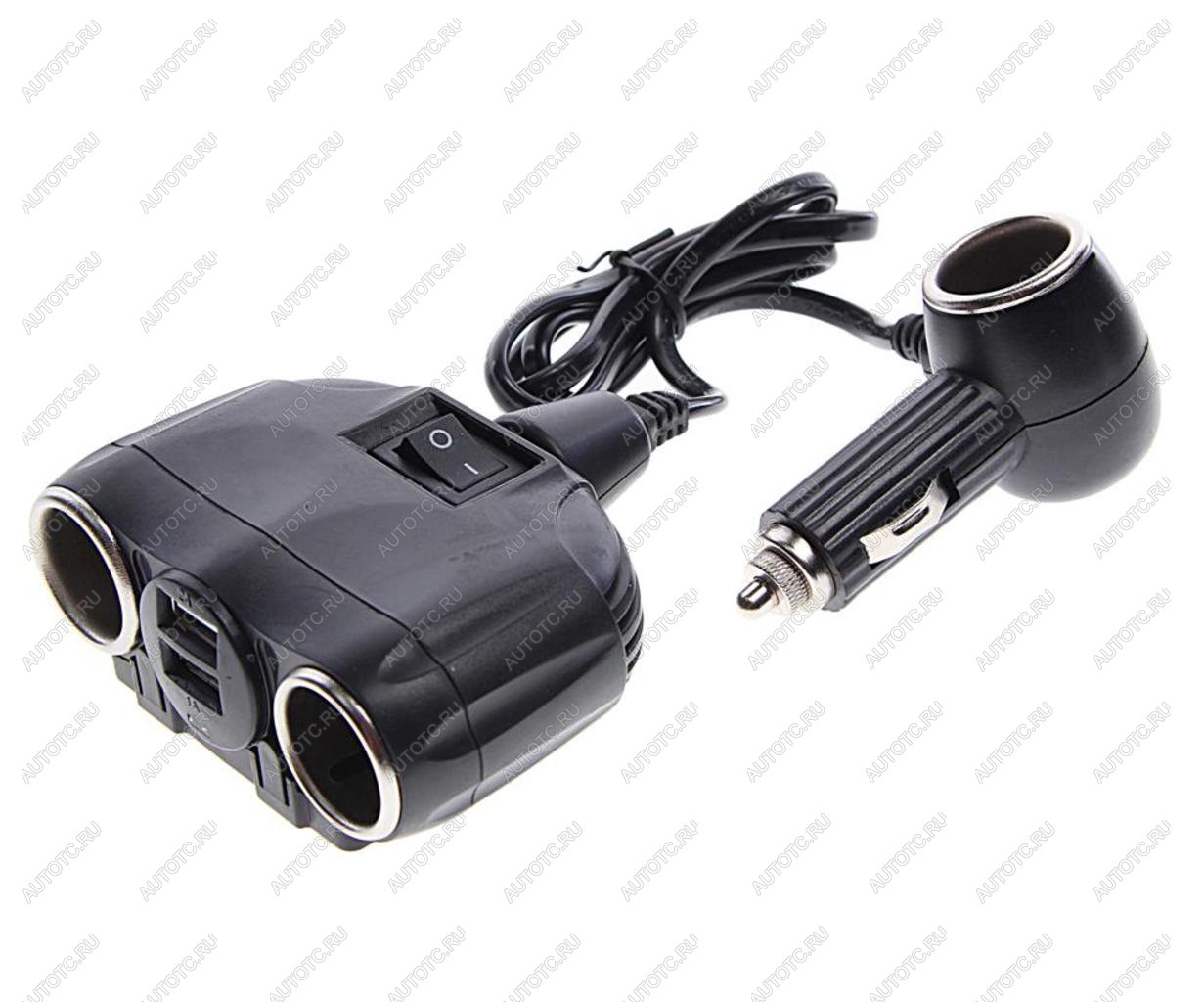 559 р. Разветвитель прикуривателя 3-х гнездовой 12-24V 2USB OLESSON OLESSON no.1630  с доставкой в г. Майкоп