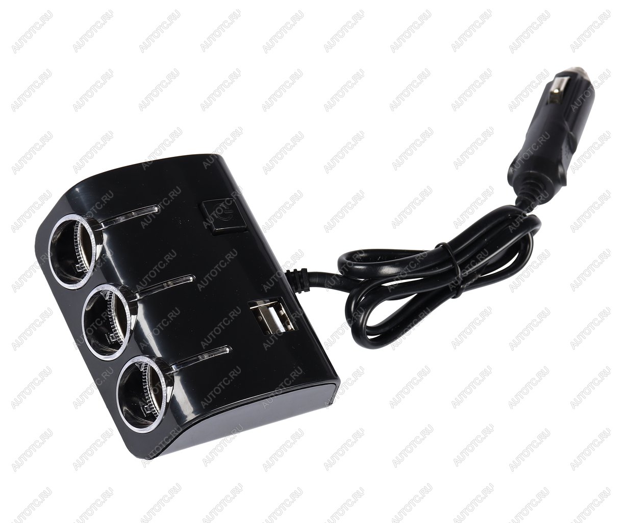 419 р. Разветвитель прикуривателя 3-х гнездовой 12-24V 2USB OLESSON OLESSON no.1506  с доставкой в г. Майкоп