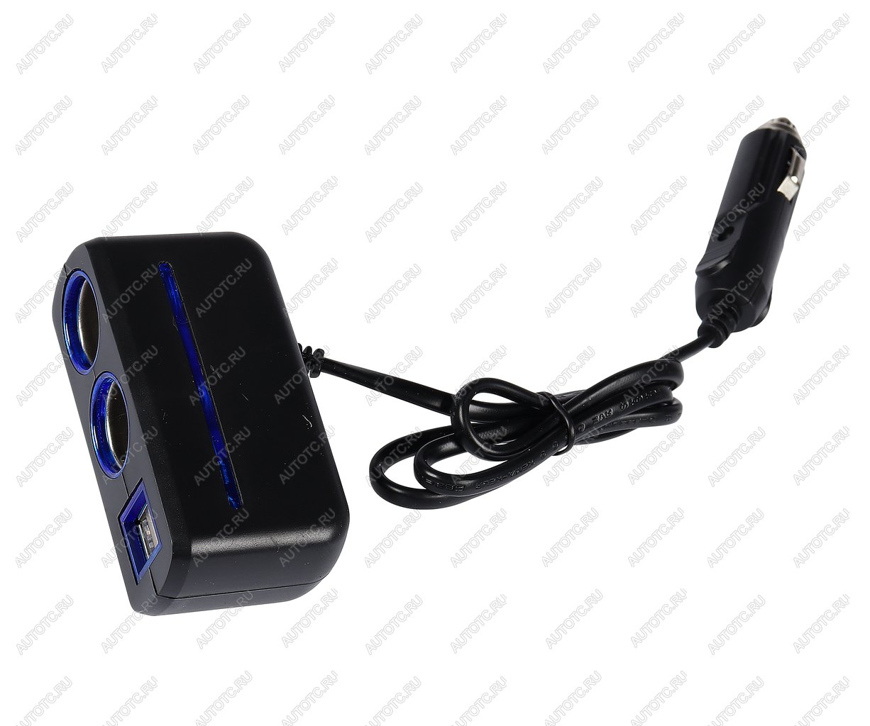 399 р. Разветвитель прикуривателя 2-х гнездовой 12-24V 2USB OLESSON OLESSON no.1638  с доставкой в г. Майкоп