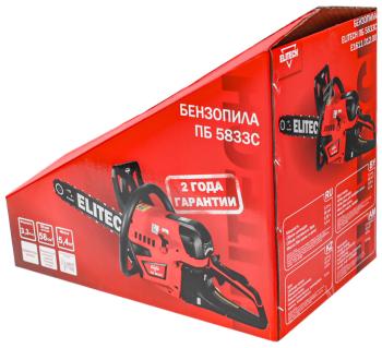 13 949 р. Бензопила 3.3 л.с. 45см 72 зуба ELITECH ELITECH пб 5833c  с доставкой в г. Майкоп. Увеличить фотографию 14