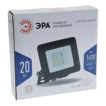 339 р. Светильник светодиодный 220V 20W 6500K черный ЭРА ЭРА lpr-023-0-65k-020  с доставкой в г. Майкоп. Увеличить фотографию 5