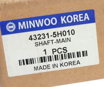 11 699 р. Вал КПП HYUNDAI HD65,72,78,County дв.D4DB,D4DD (M035S5) вторичный MINWOO MINWOO 43231-5h010  с доставкой в г. Майкоп. Увеличить фотографию 5