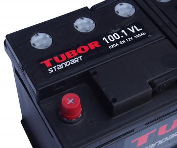 13 999 р. Аккумулятор TUBOR Standart 100Ач TUBOR 6ст100(1)  с доставкой в г. Майкоп. Увеличить фотографию 2