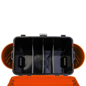 2 119 р. Ящик рыболовный зимний HELIOS FishBox (19л), оранжевый  156315  с доставкой в г. Майкоп. Увеличить фотографию 7