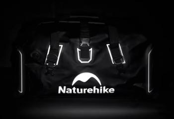 7 669 р. Гермосумка Naturehike 60 л ПВХ (черная)  cnk2450xb015-60b  с доставкой в г. Майкоп. Увеличить фотографию 12