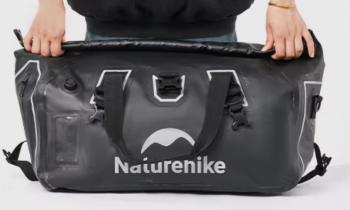 7 669 р. Гермосумка Naturehike 60 л ПВХ (черная)  cnk2450xb015-60b  с доставкой в г. Майкоп. Увеличить фотографию 4
