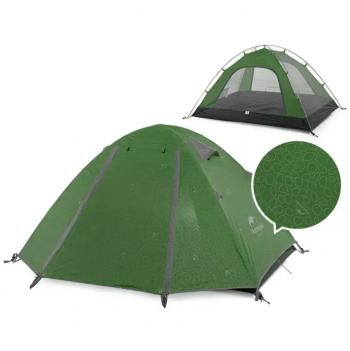 9 839 р. Палатка Naturehike P-Series 2-местная, алюминиевый каркас, зеленая  nh18z022-p-2gr  с доставкой в г. Майкоп. Увеличить фотографию 2