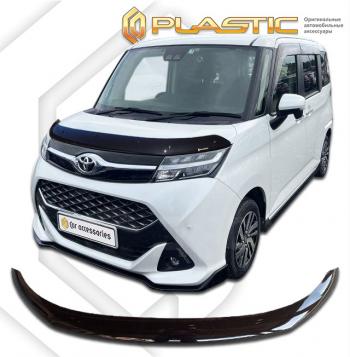 1 999 р. Дефлектор капота CA-Plastic  Toyota Tank (2016-2025) (серия Classic черный)  с доставкой в г. Майкоп. Увеличить фотографию 2