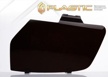 2 079 р. Защита фар CA-Plastic Opel Astra H хэтчбек 5дв дорестайлинг (2004-2007) (серия Classic черный)  с доставкой в г. Майкоп. Увеличить фотографию 2