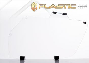 1 899 р. Защита фар Classic прозрачный CA Plastic на Mazda Familia универсал 1997-2001  с доставкой в г. Майкоп. Увеличить фотографию 1
