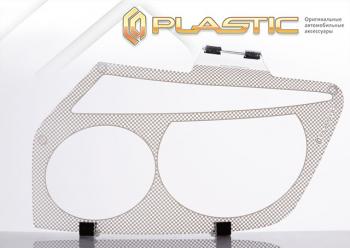 2 199 р. Защита фар CA-Plastic Lexus RX300 XU30 дорестайлинг (2003-2006) (серия Шелкография белая)  с доставкой в г. Майкоп. Увеличить фотографию 2