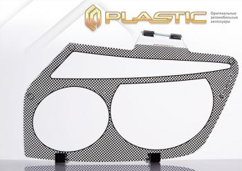2 159 р. Защита фар CA-Plastic  Honda partner (1996-2005) (серия Шелкография черная)  с доставкой в г. Майкоп. Увеличить фотографию 2