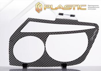 2 399 р. Защита фар CA-Plastic  Volkswagen Passat  B6 (2005-2011) седан, универсал (серия Шелкография карбон серебро)  с доставкой в г. Майкоп. Увеличить фотографию 2