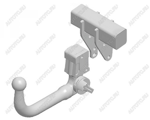 22 599 р. Фаркоп Oris (Bosal) 049-443 Стальной с порошковым покрытием, тип крюка: V (A40V, W5)  Mitsubishi Outlander 2013-2022  Oris (Bosal) 049-443  с доставкой в г. Майкоп