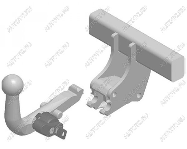 22 599 р. Фаркоп Tavials V203-BA Стальной, тип крюка: А40H (AK4, W6, BMA)  VOLVO XC 90 2006-2014  Tavials v203-ba  с доставкой в г. Майкоп