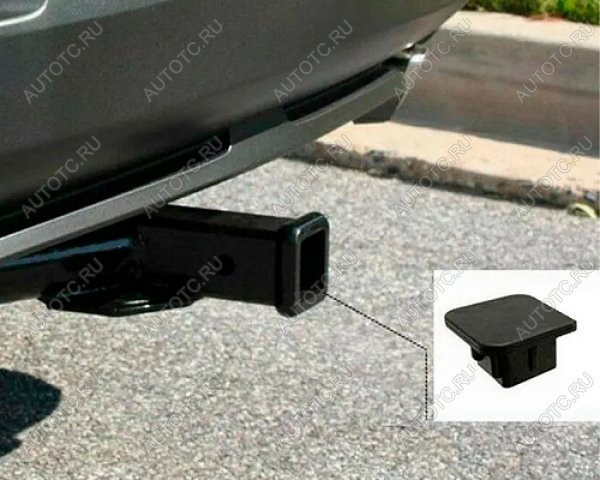 22 599 р. Заглушка для съемного фаркопа РИФ Черный RT 0016 Вставка под квадрат (американский тип) 2x2   РИФ rt 0016  с доставкой в г. Майкоп