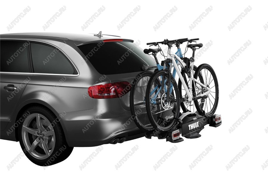 67 999 р. Велобагажник на 2 велосипеда с функцией наклона (13 pin) Thule VeloCompact 2 Dacia Lodgy JS минивэн дорестайлинг (2012-2017)  с доставкой в г. Майкоп