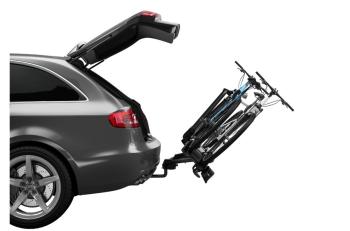 67 999 р. Велобагажник на 2 велосипеда с функцией наклона (13 pin) Thule VeloCompact 2 Dacia Lodgy JS минивэн дорестайлинг (2012-2017)  с доставкой в г. Майкоп. Увеличить фотографию 7