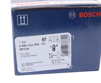 3 199 р. Колодки тормозные передние (4шт.) BOSCH Fiat Stilo (2001-2007)  с доставкой в г. Майкоп. Увеличить фотографию 4