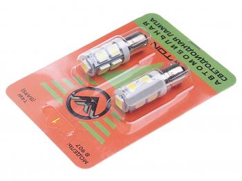 137 р. Лампа светодиодная 12V T4W BA9s блистер (2шт.) WAYTON WAYTON 1109009  с доставкой в г. Майкоп. Увеличить фотографию 2