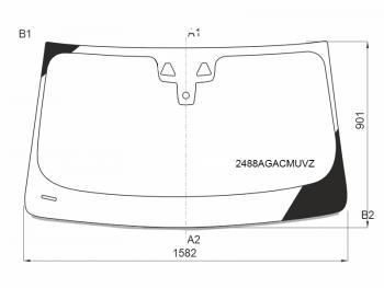26 999 р. Стекло лобовое (Две камеры Датчик дождя Проекция Молдинг) BMW X4 18- FUYAO 2488AGACMUVZ  с доставкой в г. Майкоп. Увеличить фотографию 1